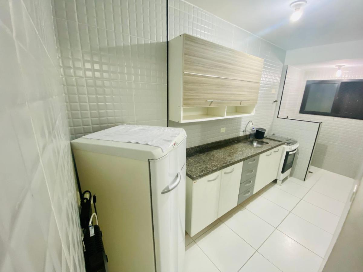 Lindo Flat Na Praia Da Ocian - Praia Grande Exteriör bild